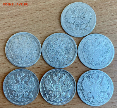 Царский билон. 20 монет. До 26.05.2021 22:00 МСК - 32