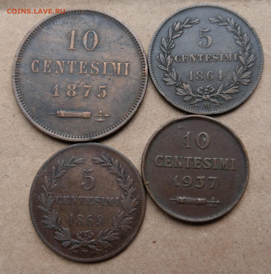 Сан-Марино медь 1864-1937 ФИКС до 21.05 - IMAG1623~2
