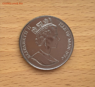 Крона Шайба Остров Мэн 1 крона 1986 Чемпионат мира вратарь - IMG_5698.JPG