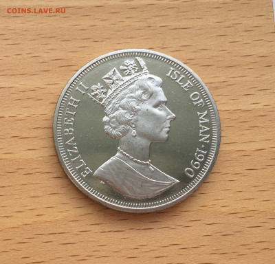 Шайба Остров Мэн 1 крона 1990 Чемпионат мира футбол Италия - IMG_5688.JPG