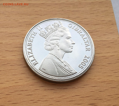 Крона Шайба Гибралтар 1 крона 2005 60 лет победы - IMG_5666.JPG