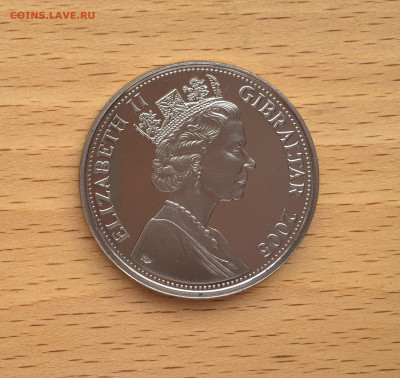 Крона Шайба Гибралтар 1 крона 2005 60 лет победы - IMG_5663.JPG