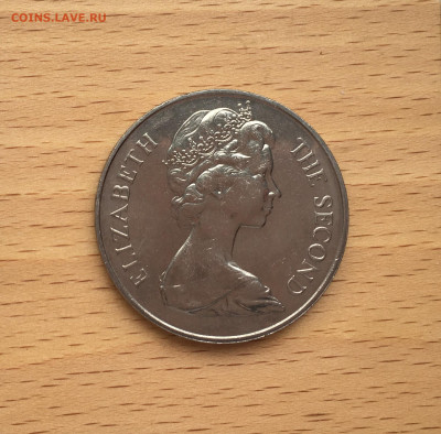 Крона Шайба Остров Святой Елены 25 пенсов 1973 Корабль - IMG_5515.JPG