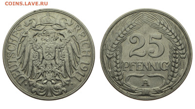 Германия. 25 пфеннигов 1911 г. A. До 25.05.21. - DSH_9419.JPG