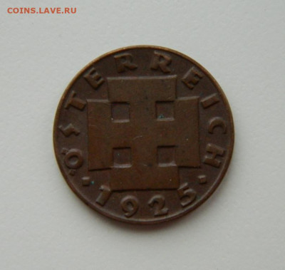 Австрия 2 гроша 1925 г. до 24.05.21 - DSCN8960.JPG