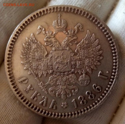 Рубль 1886 большая голова - IMG_20210523_113713