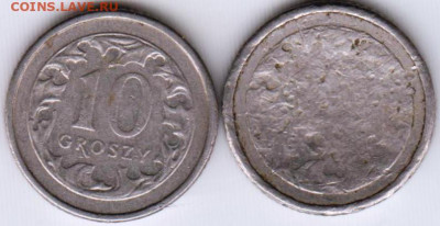 Польша 10 грошей 1991 г. до 30.05.21 г. в 23.00 - 028