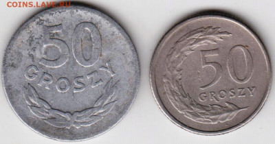 Польша 50 грошей 1949, 1992 г. до 30.05.21 г. в 23.00 - 029