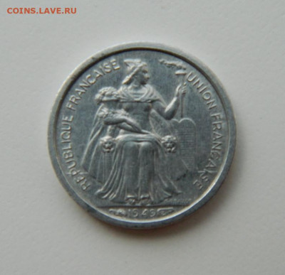 Новая Каледония 50 сантимов 1949 г. (Фауна) до 27.05.21 - DSCN9104.JPG