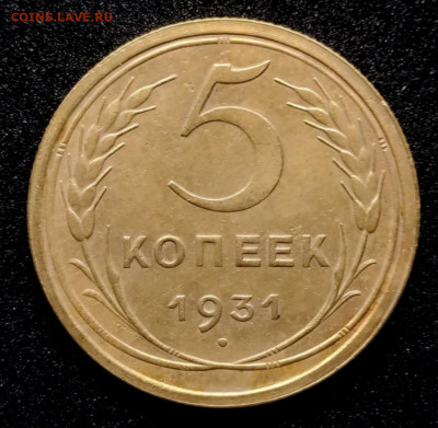 5 копеек 1931 до 28.05. - 5 1931 Р