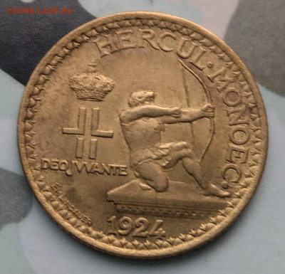Монако 1 франк 1924 приятный до 22-00 26.05 - IMAG1667_2
