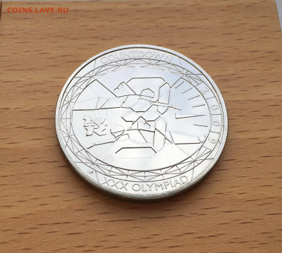 Крона Шайба Великобритания 5 фунтов 2009 плавание олимпиада - IMG_5646.JPG