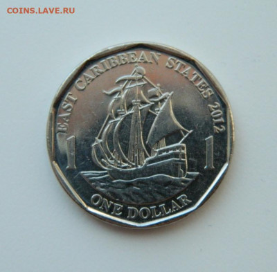 Восточные Карибы 1 доллар 2012 г. (Парусник) до 01.06.21 - DSCN9187.JPG