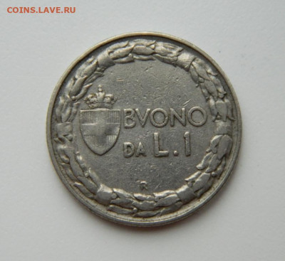 Италия 1 лира 1922 г. до 01.06.21 - DSCN9258.JPG