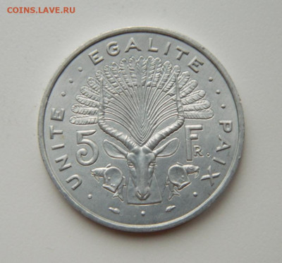 Джибути 5 франков 1991 г. (Фауна) до 01.06.21 - DSCN9263.JPG