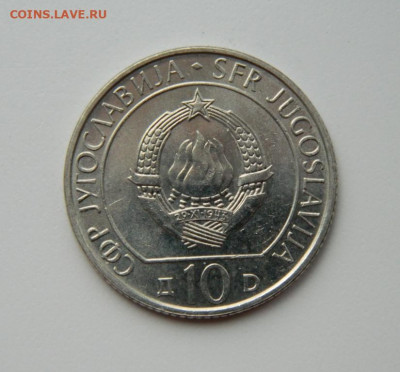 Югославия 10 динар 1983 (Юбилейная) Неретва до 01.06.21 - DSCN9266.JPG