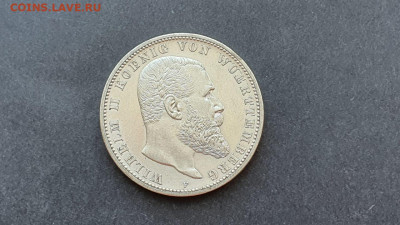 5 марок. Вюртемберг. Германия. 1913 год. До 04.06 - IMG-20210529-WA0009
