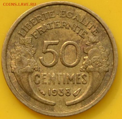 Франция 50 сантимов 1938. 01. 06. 2021 в 22 - 00. - DSC_0292.JPG