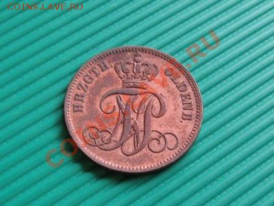 Германия Ольденбург. 3 Шварена. 1866 год. XF+ - Изображение 013