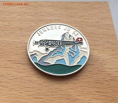Республика Конго 100 франков 1995 самолет Junkers Ju 52 - IMG_6111.JPG