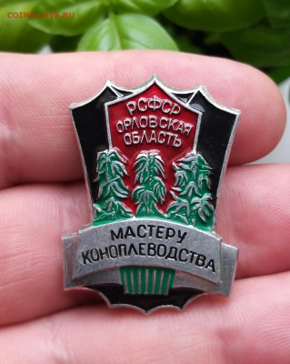 Значок "Мастеру коноплеводства" РСФСР Орловская область - 20210531_125506_copy_1077x1351