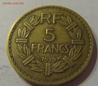 5 франков 1939 Франция №1 05.06.21 22:00 М - CIMG0646.JPG