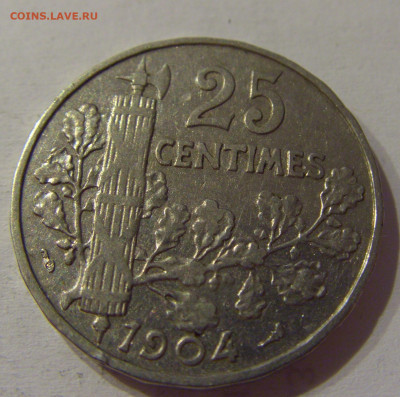 25 сантим 1904 Франция №1 05.06.21 22:00 М - CIMG0650.JPG