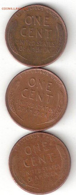 США: 1цент 1951,52,57D, 5центов 1949  на обмен - 1 Цент- 51,52,57D  a