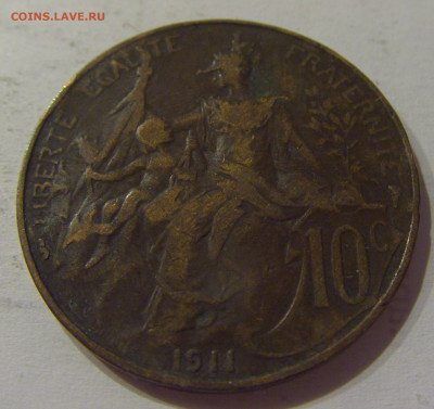 10 сантим 1911 Франция №1 05.06.21 22:00 М - CIMG0662.JPG