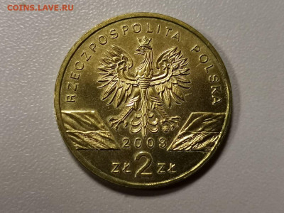 Польша 2 злотых 2003г -Европейский угорь, до 07.06 - Я Польша Угорь-2