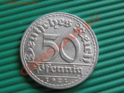 Германия 50 пфенингов 1921 г. - Изображение 035
