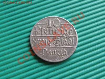 Германия.Данцинг 10 пфенингов. 1923 год - Изображение 027