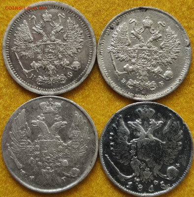 Лот 10 копеечников (1815,1839,1879,1899(э.б)) - л4аа