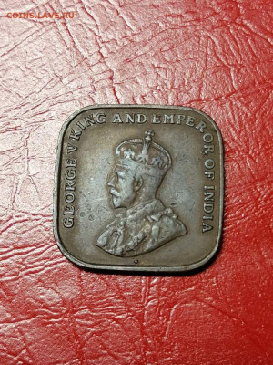 1 цент 1920г.,Straits settlements Георг 5 до 22.00 8.06.2021 - ONQVIS2