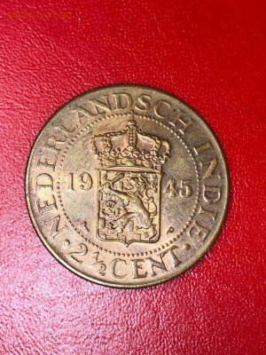 2 цента 1945г.,Голланд. Ост-Индия до 22.00мск 8.06.2021 - a9bz8Wy