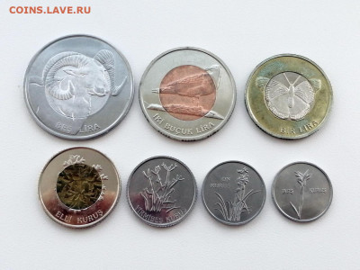 Северный Кипр набор из 7 монет 2010 до 10.06.2021г в 22.00 - 1