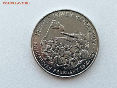 Филиппины 10 писо, 1988 Жёлтая революция до 10.06.2021г - 1