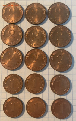 ФРГ 1,2 пфеннига 1976-1977 UNC - 763C30C8-CA40-4133-92E4-1E644AADF4A2
