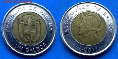 Панама - 1 бальбоа 2011 года (БИМ) до 11.06 - Панама 1 бальбоа, 2011