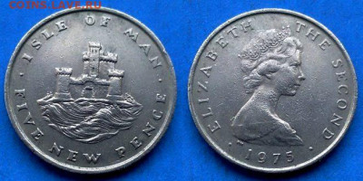 Остров Мэн - 5 новых пенсов 1975 года до 11.06 - Остров Мэн 5 новых пенсов, 1975