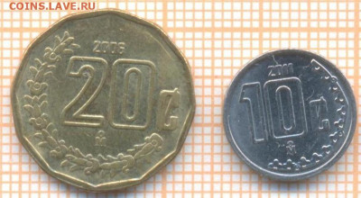 Мексика 10 с 2011, 20 с 2006 , фикс - Мексика 2 мон 3085