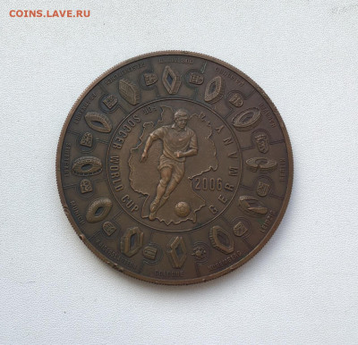 Крона Шайба Либерия 5$ долларов 2006 Чемпионат мира футбол - eBuWTtykQlw