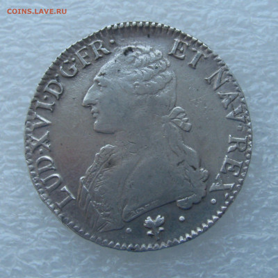 Королевство Франция. Людовик XVI. 1 ЭКЮ 1786 года. - 1 экю1786 (2).JPG