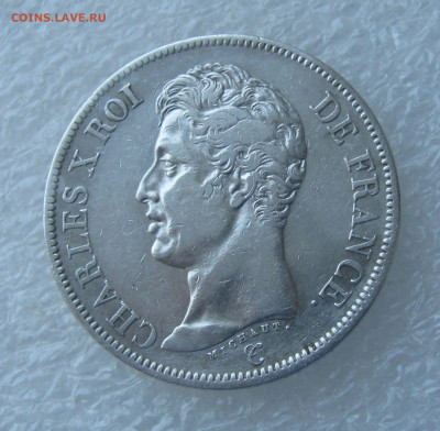 Королевство Франция. Карл X. 5 ФРАНКОВ 1826 года. - 5 фр 1826 (3).JPG