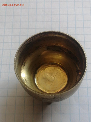 Серебряная солонка с ложечкой - 8