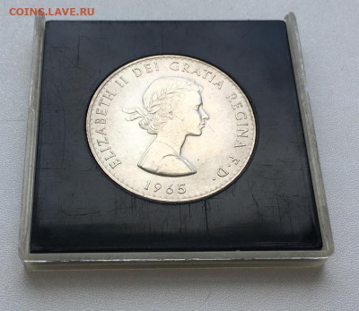 Крона Шайба Великобритания 5 шиллингов 1965 Черчилль коробка - krona_shajba_velikobritanija_5_shillingov_1965_cherchill_pamjatnaja_korobka (5)