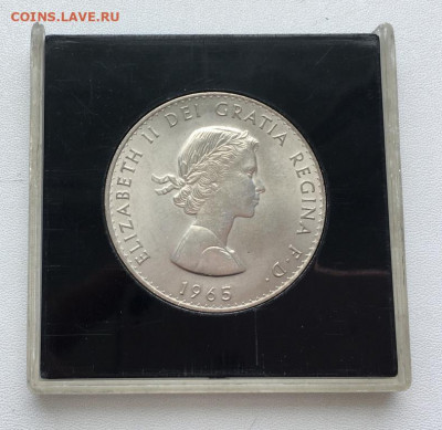 Крона Шайба Великобритания 5 шиллингов 1965 Черчилль коробка - krona_shajba_velikobritanija_5_shillingov_1965_cherchill_pamjatnaja_korobka (1)