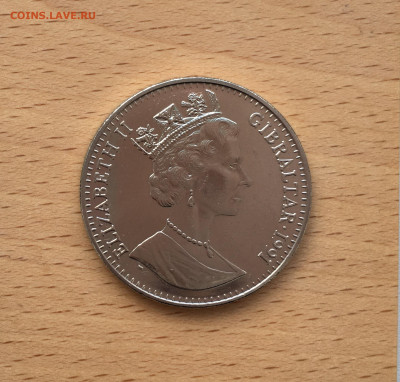 Шайба Гибралтар 1 крона 1991 Летние Игры Барселона Бег - IMG_6669.JPG