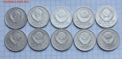 20 копеек (10шт), с 1943 по 1957г. До 11.06.21 в 22.00 МСК - 20210608_120903.JPEG