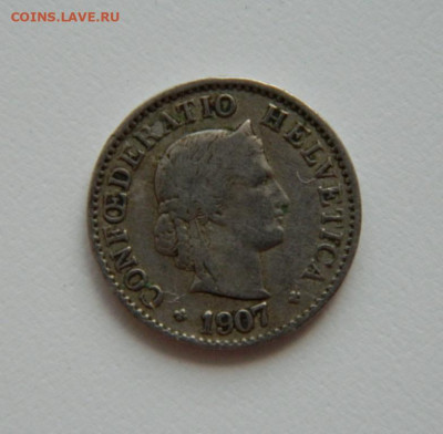 Швейцария 5 раппенов 1907 г. до 14.06.21 - DSCN9579.JPG